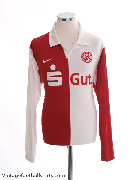 2009-10 Rot-Weiss Essen Home Shirt L/S L Football Shirt
