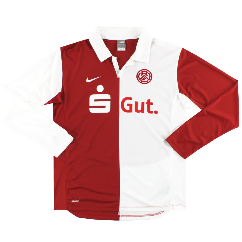 2009-10 Rot-Weiss Essen Nike Home Shirt L/S L Football Shirt