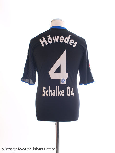 2009-10 Schalke Formotion Away Shirt Howedes #4 L Football Shirt