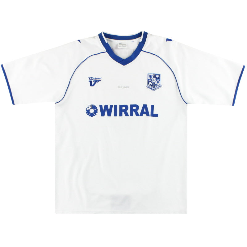 2009-10 Tranmere Rovers Vandanel '125 Years' Home Shirt #16 L Football Shirt