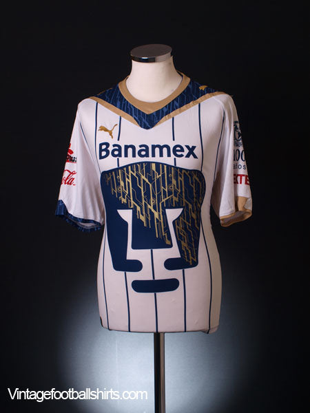 2009-10 UNAM Pumas Home Shirt L Football Shirt