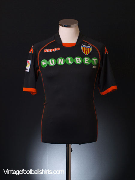 2009-10 Valencia Away Shirt S Football Shirt