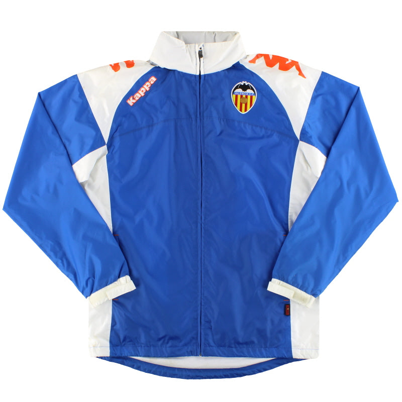 2009-10 Valencia Kappa Hooded Rain Coat *Mint* L Jacket