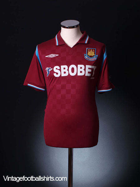 2009-10 West Ham Home Shirt *Mint* L Football Shirt