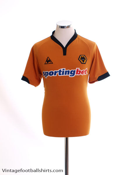 2009-10 Wolves Home Shirt L Football Shirt