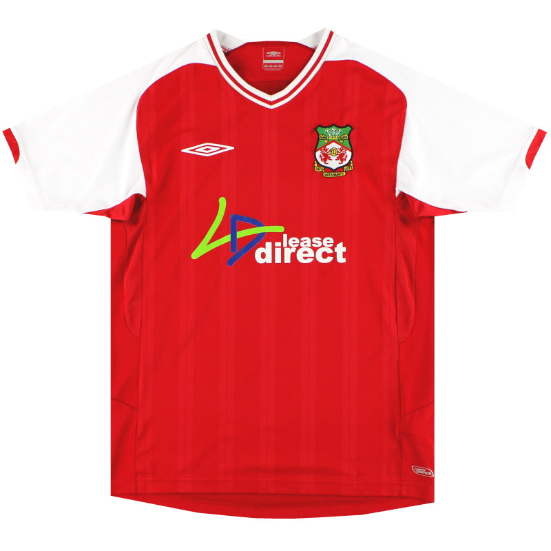 2009-10 Wrexham Umbro Home Shirt S Football Shirt