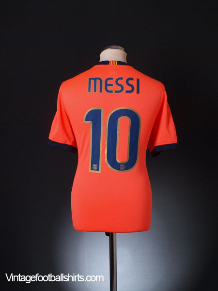 2009-11 Barcelona Away Shirt M Football Shirt