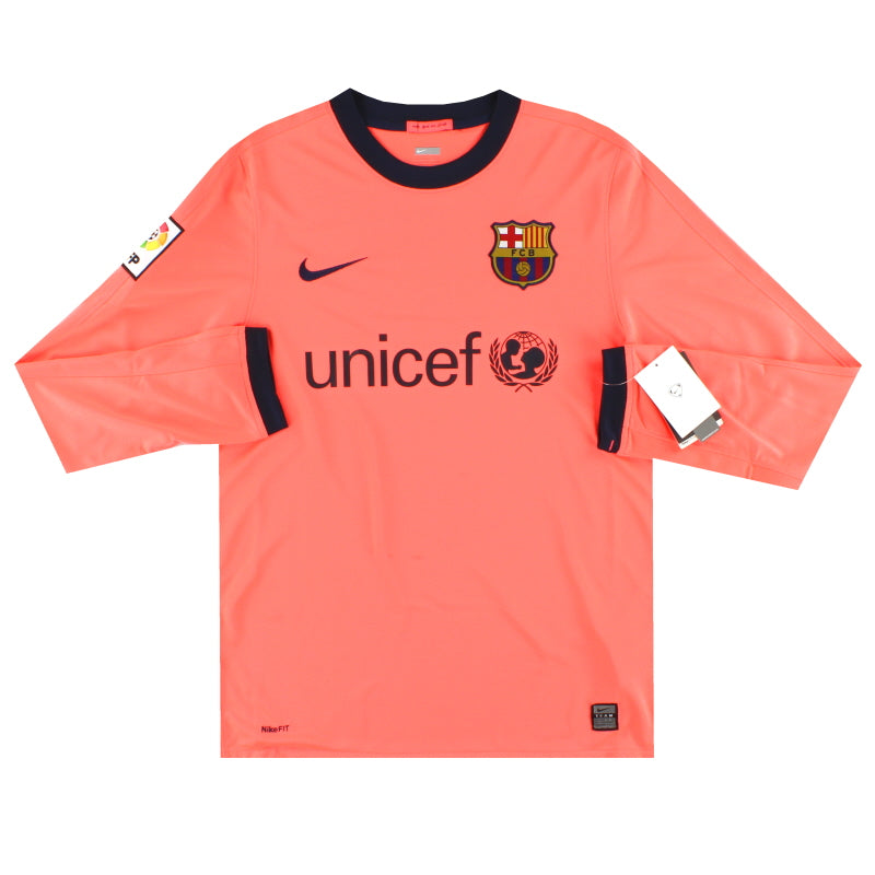 2009-11 Barcelona Nike Away Shirt L/S *w/tags* S Football Shirt