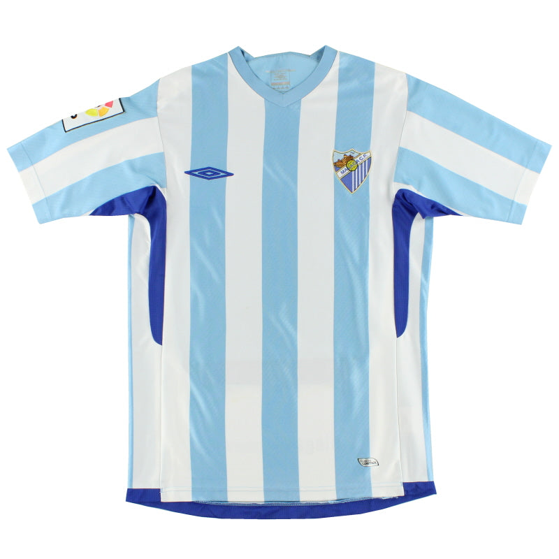 2009-11 Malaga Home Shirt S Football Shirt