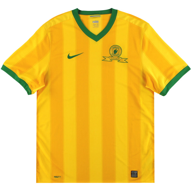 2009-11 Mamelodi Sundowns Nike Home Shirt *Mint* L Football Shirt
