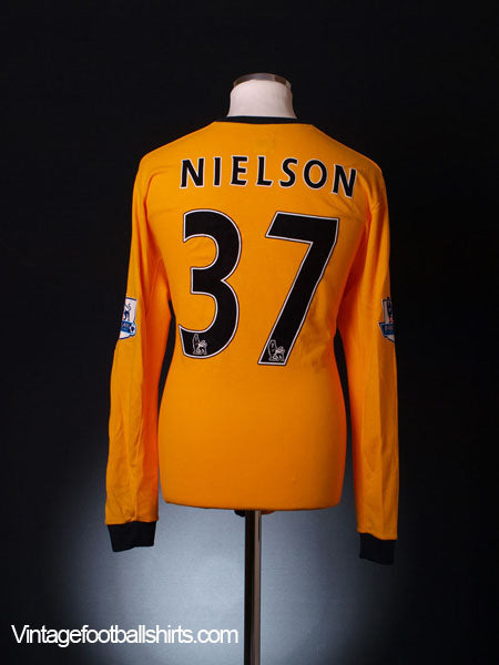2009 Manchester City Match Issue Goalkeeper Shirt Nielson #37 Football Shirt