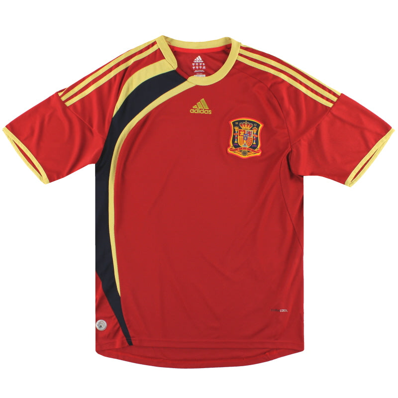 2009 Spain Confederations Cup adidas Home Shirt XL.Boys Football Shirt