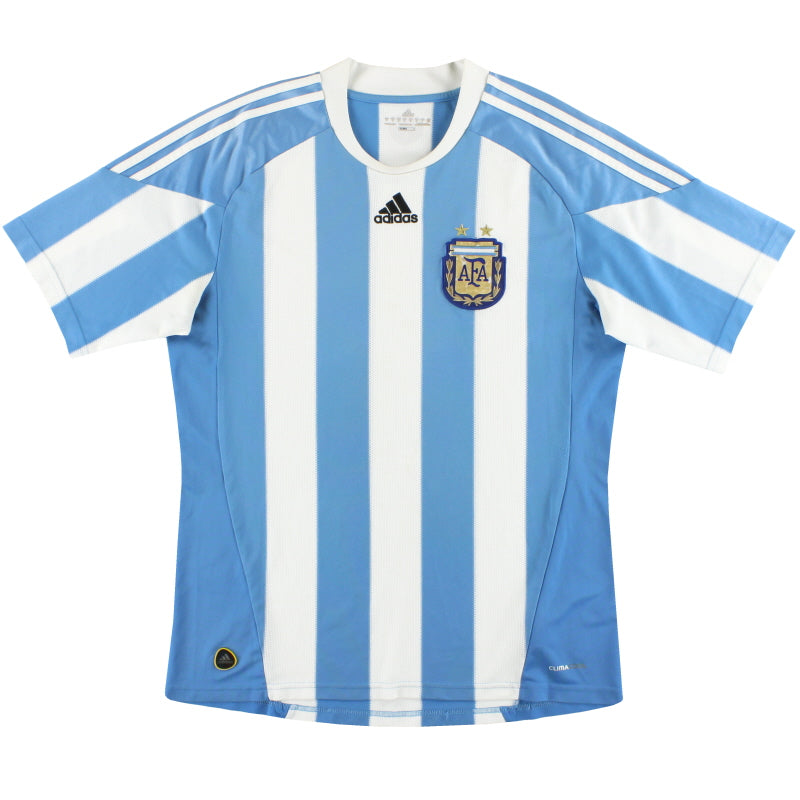 2010-11 Argentina adidas Home Shirt *Mint* S Football Shirt