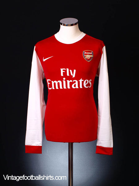 2010-11 Arsenal Home Shirt L/S S Football Shirt