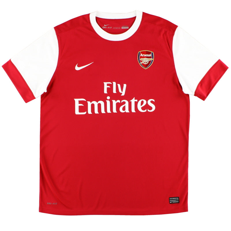 2010-11 Arsenal Nike Home Shirt XL Football Shirt
