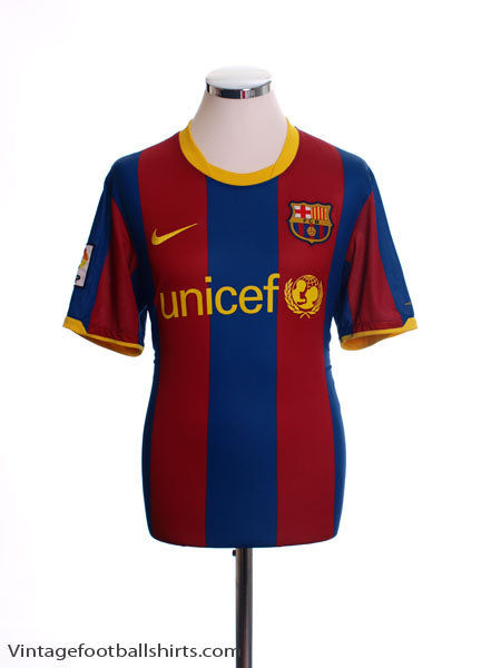 2010-11 Barcelona Home Shirt M Football Shirt