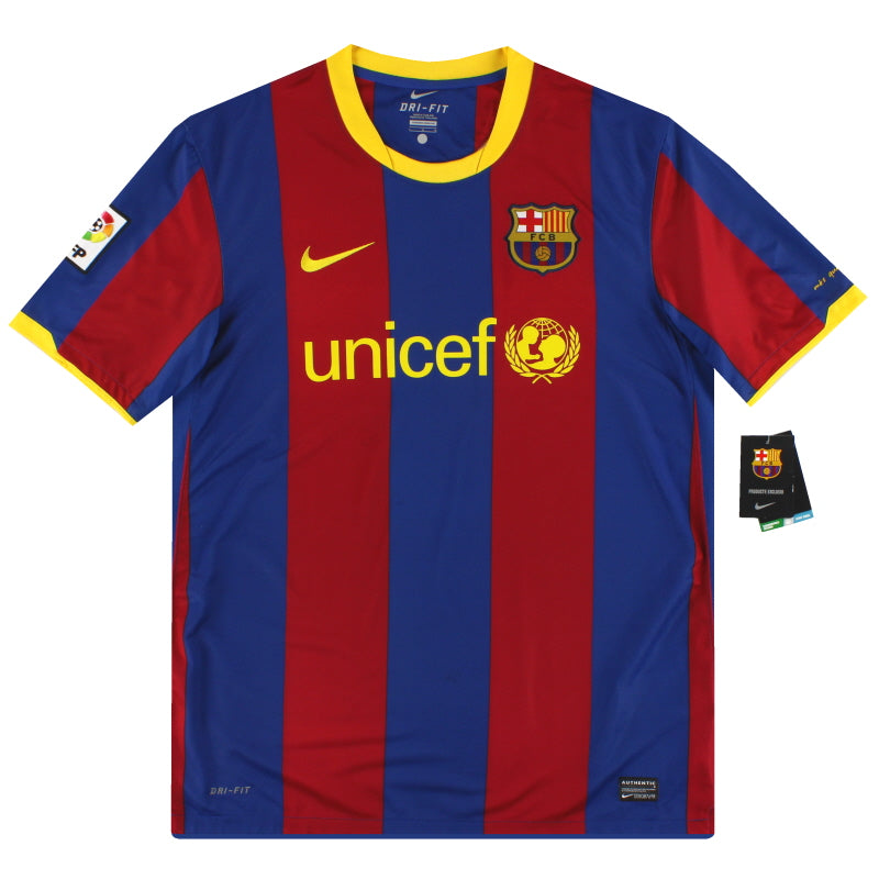 2010-11 Barcelona Nike Home Shirt *w/tags* L Football Shirt