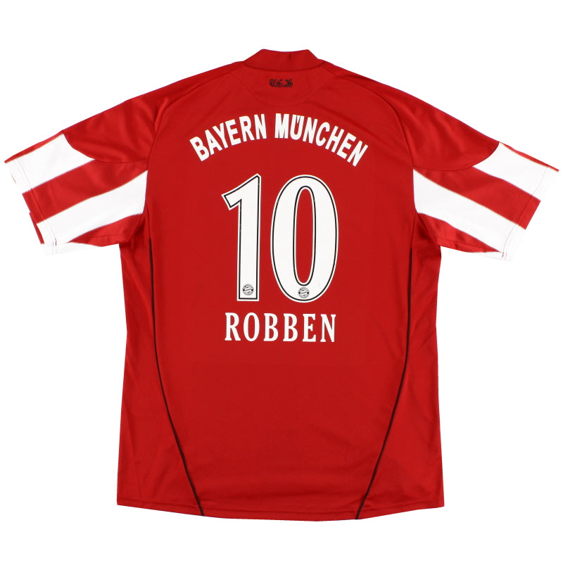 2010-11 Bayern Munich Home Shirt Robben #10 XL Football Shirt
