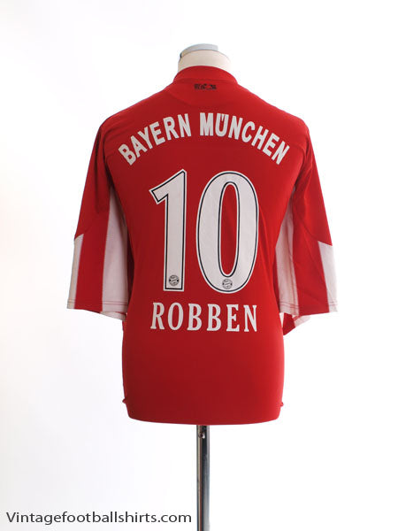 2010-11 Bayern Munich Home Shirt Robben #10 XXXL Football Shirt
