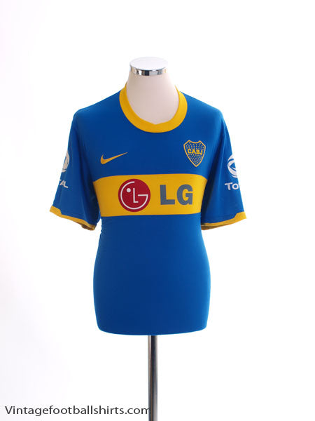 2010-11 Boca Juniors Home Shirt M Football Shirt