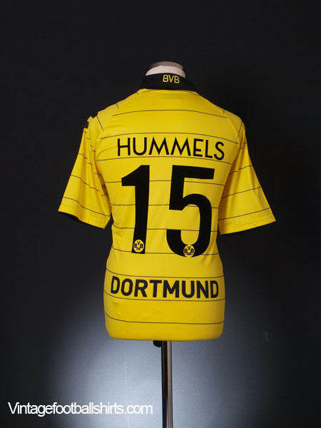 2010-11 Borussia Dortmund Home Shirt Hummels #15 L Football Shirt
