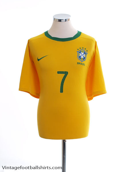 2010-11 Brazil Home Shirt #7 XL Football Shirt