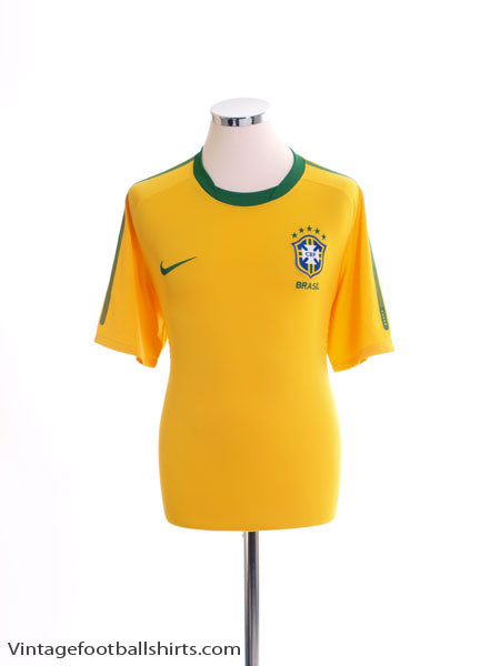 2010-11 Brazil Home Shirt XL.Boys Football Shirt