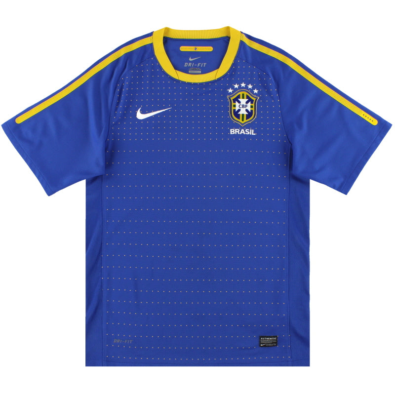 2010-11 Brazil Nike Away Shirt L Football Shirt