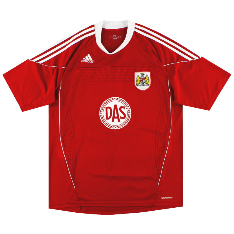 2010-11 Bristol City adidas Home Shirt XXL Football Shirt