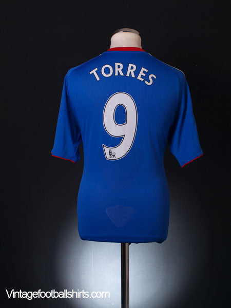2010-11 Chelsea Home Shirt Torres #9 M Football Shirt