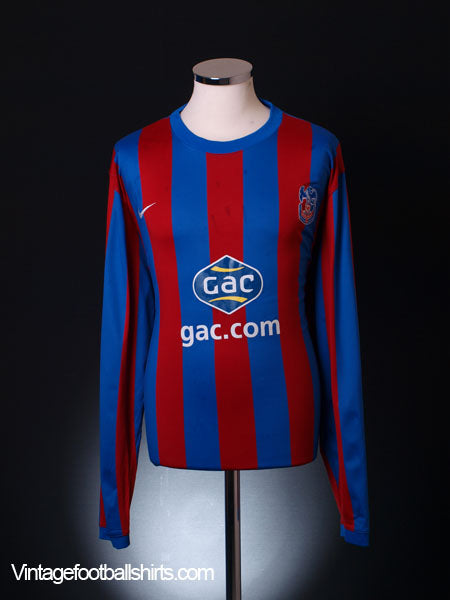 2010-11 Crystal Palace Home Shirt L/S XXL Football Shirt