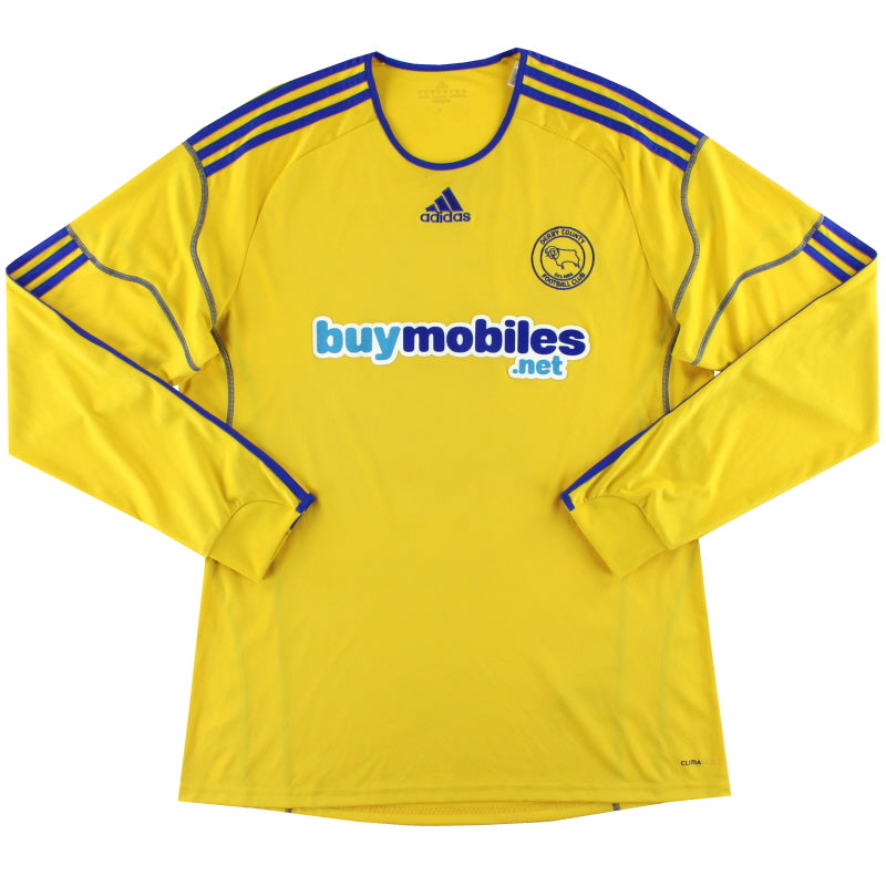 2010-11 Derby County adidas Away Shirt L/S XL Football Shirt