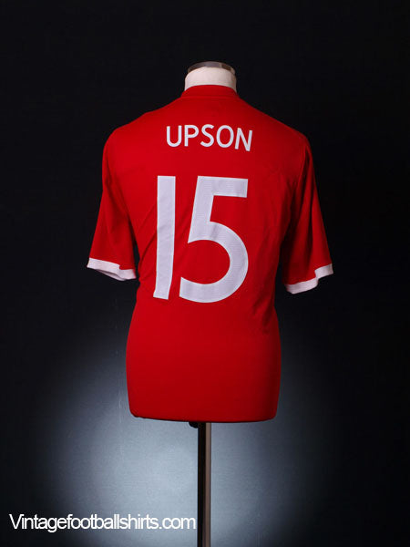 2010-11 England Away Shirt Upson #15 L Football Shirt