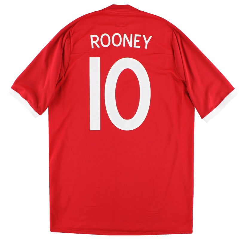 2010-11 England Umbro Away Shirt Rooney #10 M Football Shirt
