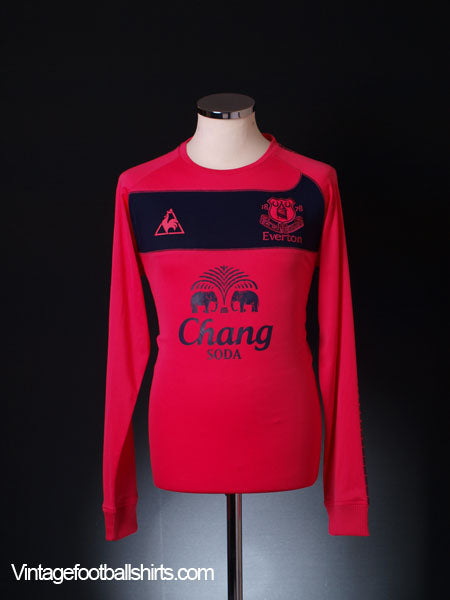 2010-11 Everton Away Shirt L/S M Football Shirt