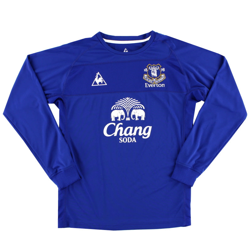 2010-11 Everton Home Shirt L/S L Football Shirt