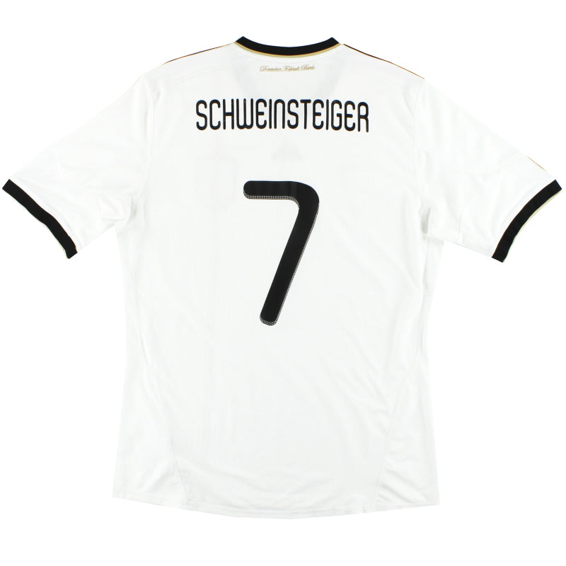 2010-11 Germany adidas Home Shirt Schweinsteiger #7 XL Football Shirt