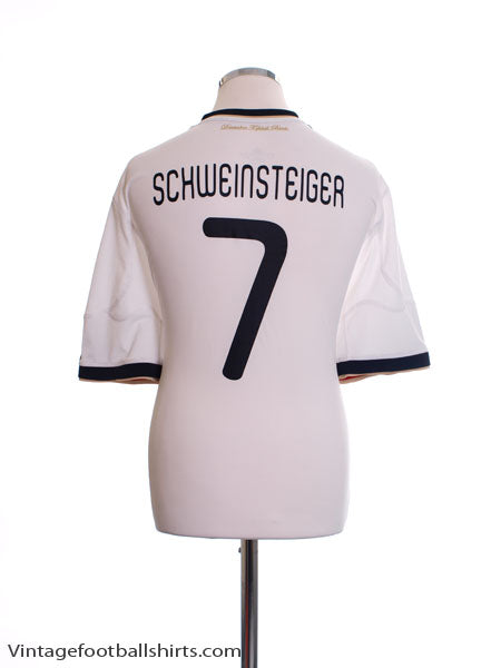2010-11 Germany Home Shirt Schweinsteiger #7 XL Football Shirt