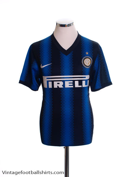 2010-11 Inter Milan Home Shirt S Football Shirt