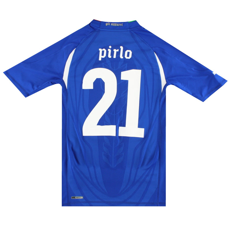 2010-11 Italy Player Issue Home Shirt Pirlo #21 *w/tags* M Football Shirt