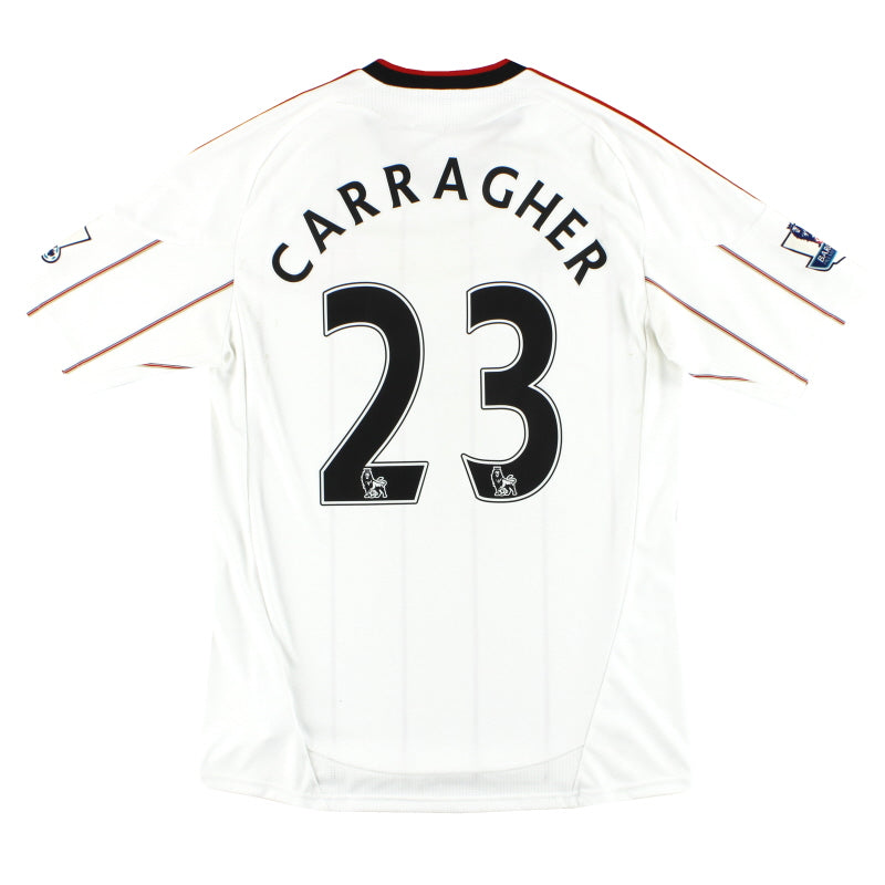 2010-11 Liverpool adidas Away Shirt Carragher #23 M Football Shirt