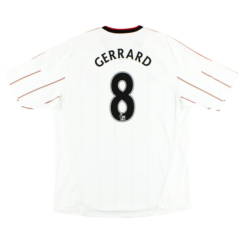 2010-11 Liverpool Away Shirt Gerrard #8 XXL Football Shirt