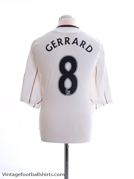 2010-11 Liverpool Away Shirt Gerrard #8 L Football Shirt