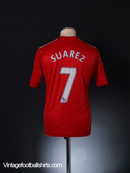 2010-11 Liverpool Home Shirt Suarez #7 Y Football Shirt