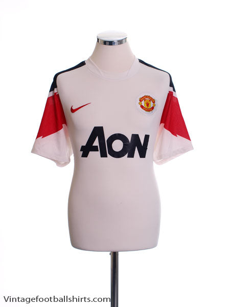 2010-11 Manchester United Away Shirt L Football Shirt