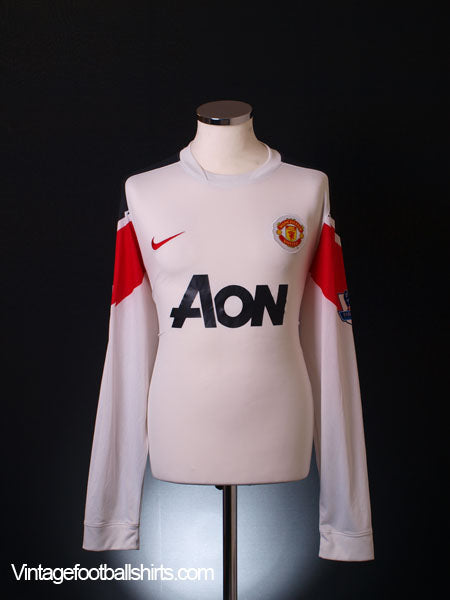 2010-12 Manchester United Nike Away Shirt L/S XL Football Shirt