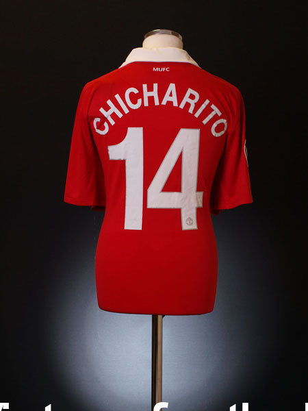 2010-11 Manchester United CL Home Shirt Chicharito #14 *BNWT* XL Football Shirt