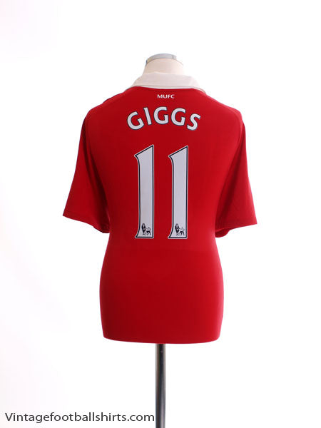2010-11 Manchester United Home Shirt Giggs #11 L Football Shirt