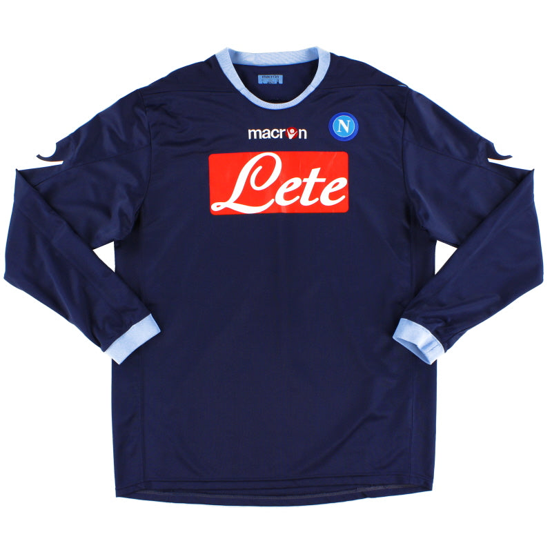 2010-11 Napoli Third Shirt #15 L/S L Football Shirt