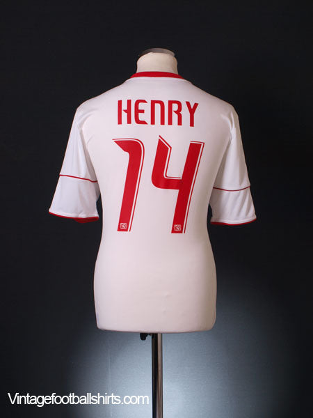 2010-11 New York Red Bulls Home Shirt Henry #14 M Football Shirt
